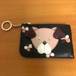 Kate Spade Floral Pup Coin/Card Holder
